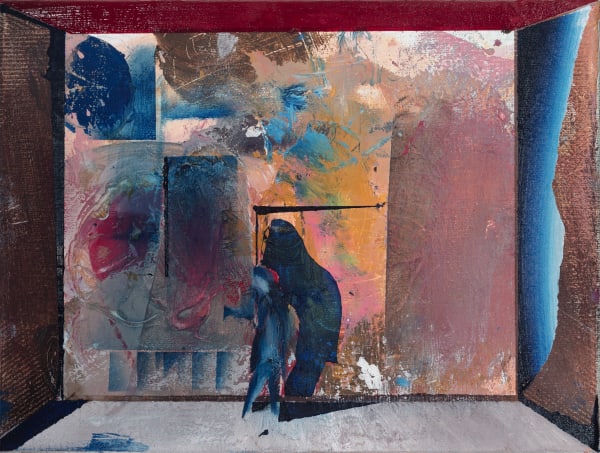 Sebastian Gögel Akteur, 2022 Oil on canvas 18 x 24 cm