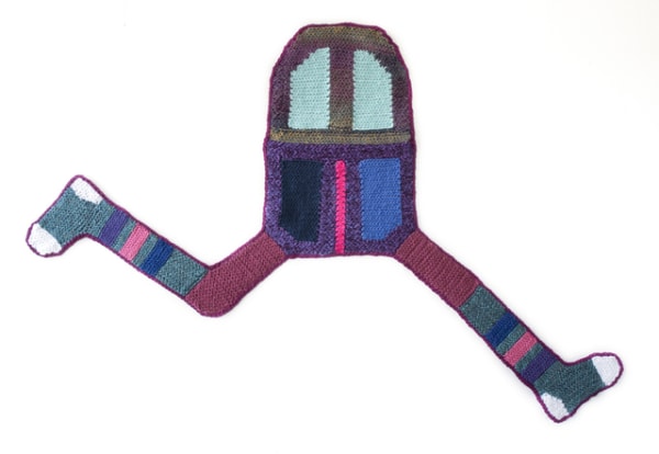 Wells Chandler OOBs BBP, 2019 Hand crocheted assorted fibers 80 x 90 cm