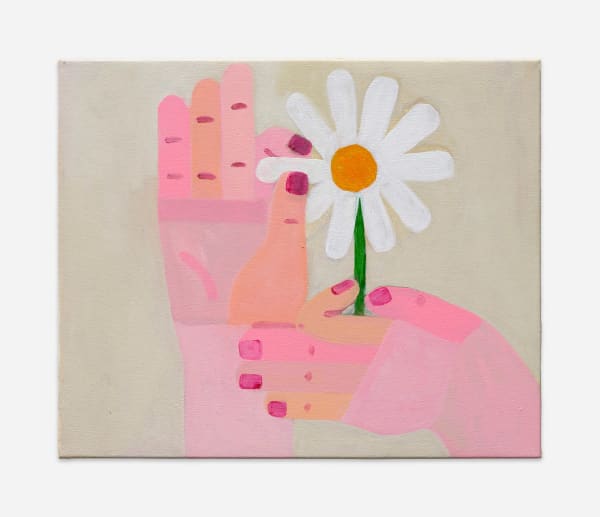 Galina Munroe Daisy study I, 2024 Acrylic on canvas, varnish 36 x 43 cm