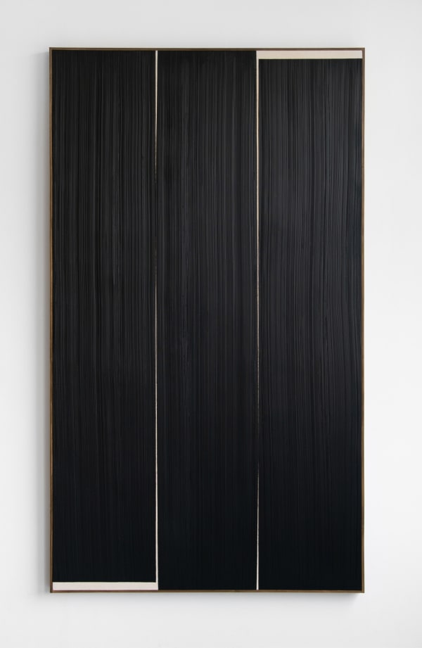 Johnny Abrahams Untitled, 2022 Oil on canvas over panel 214 x 122 cm