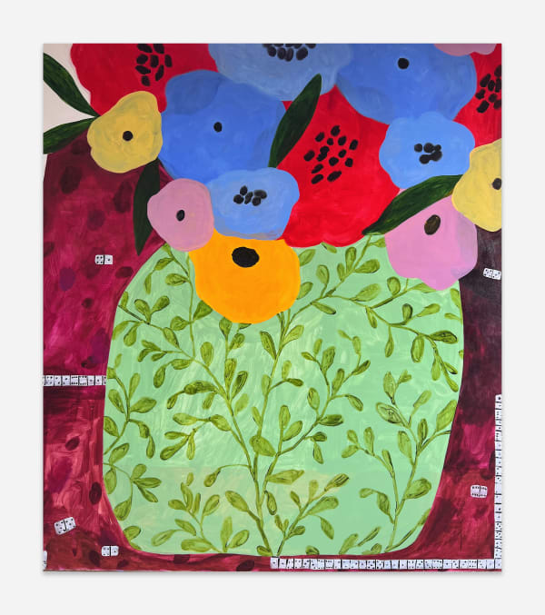 Galina Munroe Let July be July, 2024 Acrylic on canvas, varnish 180 x 160 cm