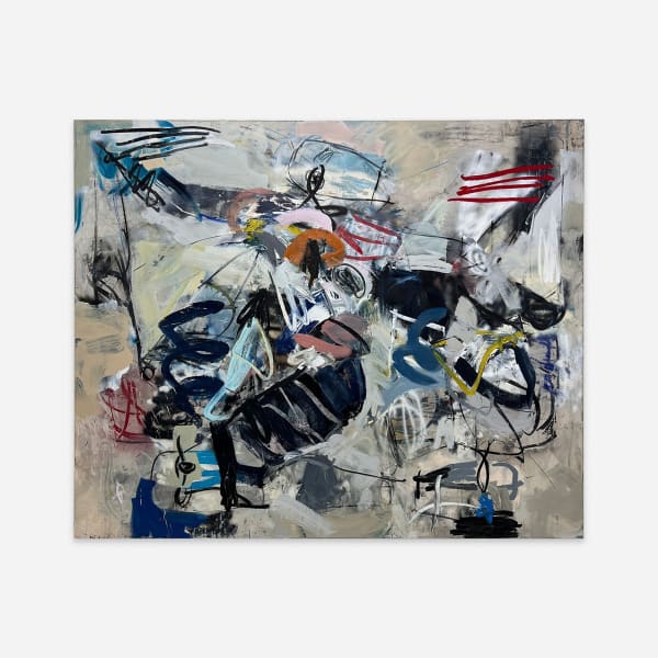 Xavier Baxter Catch Me, 2025 Mixed media on canvas 221 x 272 cm