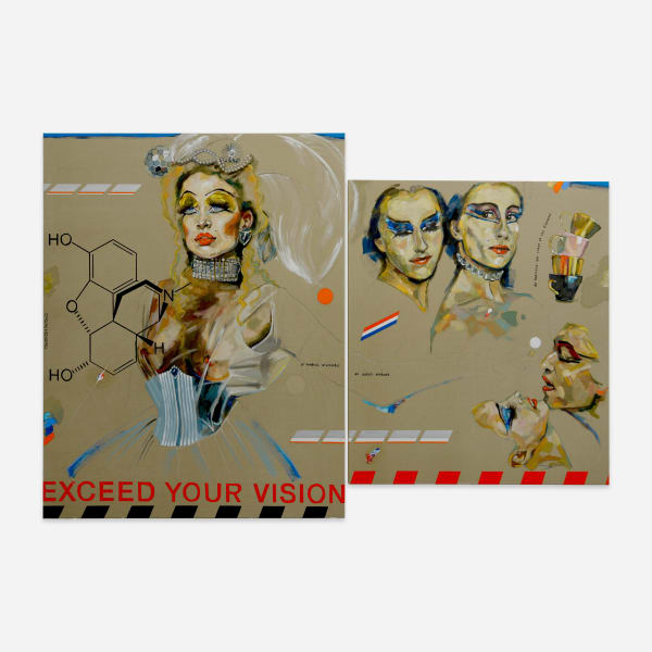 Martha Parsey Les Malheurs de la vertu I The Misfortunes of Virtue, 2025 Oil on canvas 190 x 280 cm