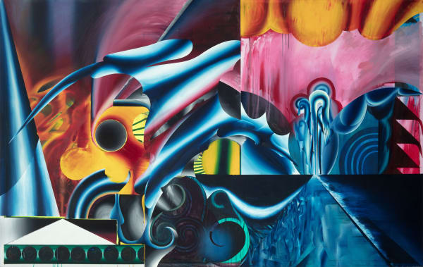 Sebastian Gögel Delphis, 2022 Oil on canvas 190 x 300 cm