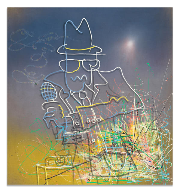 Bernhard Martin Fly, 2020 Oil on primed raw canvas 145 x 135 cm