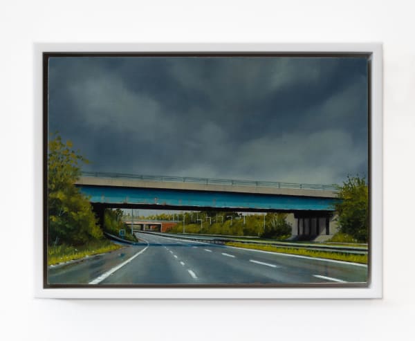 Jen Orpin Slow and Low, 2023 Oil on cradled panel 14.7 x 20.8 cm