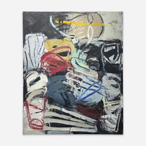 Xavier Baxter The Thought, 2025 Mixed media on canvas 122 x 102 cm