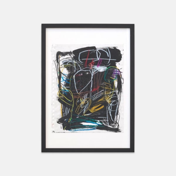 Xavier Baxter Untitled I, 2025 Mixed media on paper 23 x 31.5 cm