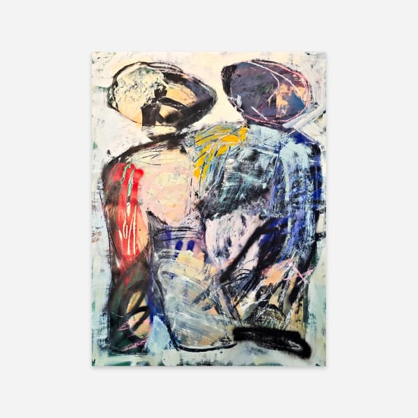 Xavier Baxter The Stars, 2023 Mixed media on paper 122 x 102 cm