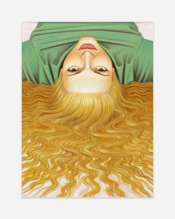 Falk Gernegroß Sunny Side Up, 2023 Mixed media on wood 80 x 60 cm