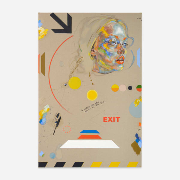 Martha Parsey Floating Points, 2025 Oil on canvas 150 x 100 cm