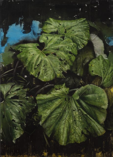 Helena Parada-Kim Butterbur, 2020 Oil on linen 150 x 110 cm