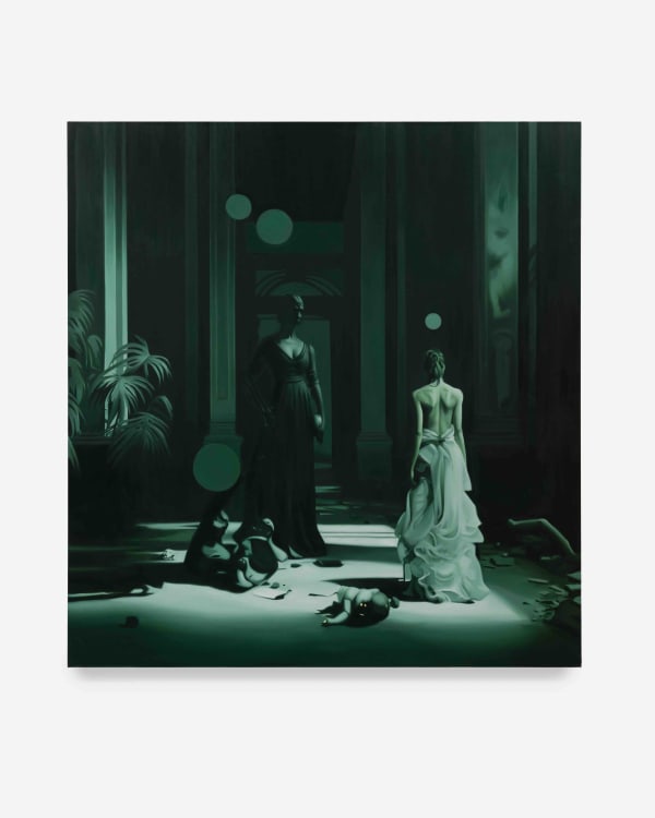 Kristian Evju The Project, 2024 Oil and acrylics on canvas 431.8 x 406.4 cm