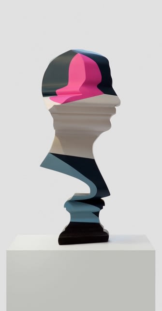 Nick Hornby Patron: Experiments in Colour #2, 2015 Marble resin composite, paint 60 x 27 x 35 cm