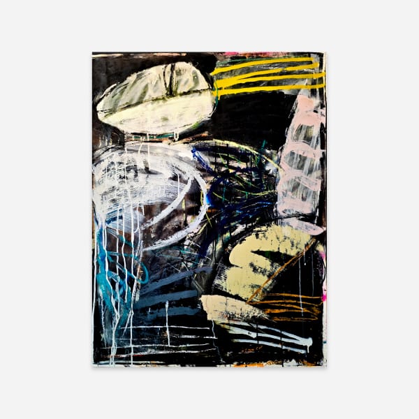 Xavier Baxter Dream On, 2023 Mixed media on paper 122 x 102 cm