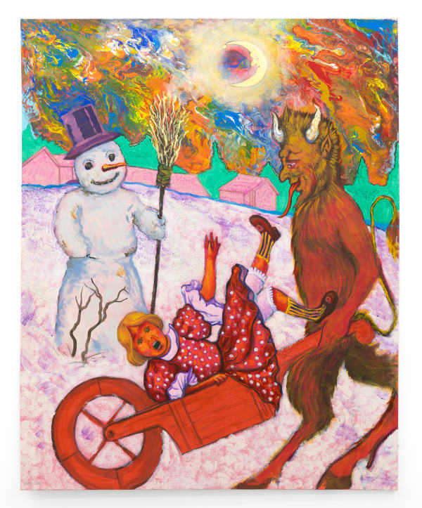 Archie Rand, Snowman, 2025