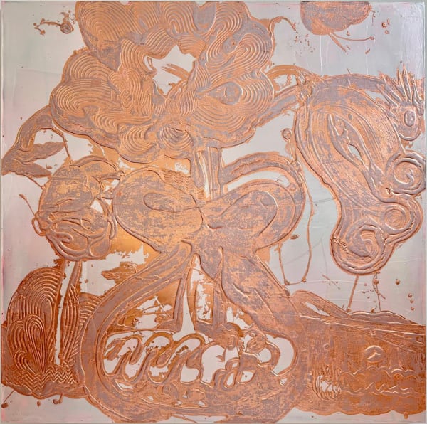 Catherine Howe, Opal Painting (Peachy Babe), 2025