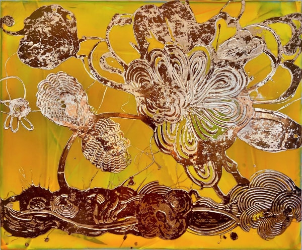 Catherine Howe, Luminous Painting (Amber, Gold and Bronze), 2025