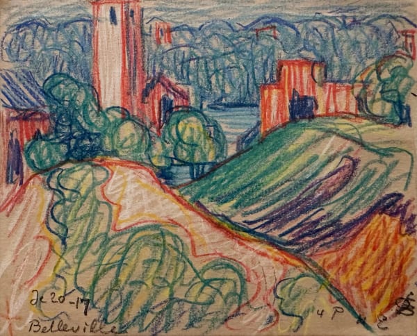 Oscar Bluemner, Belleville, NJ, 1917
