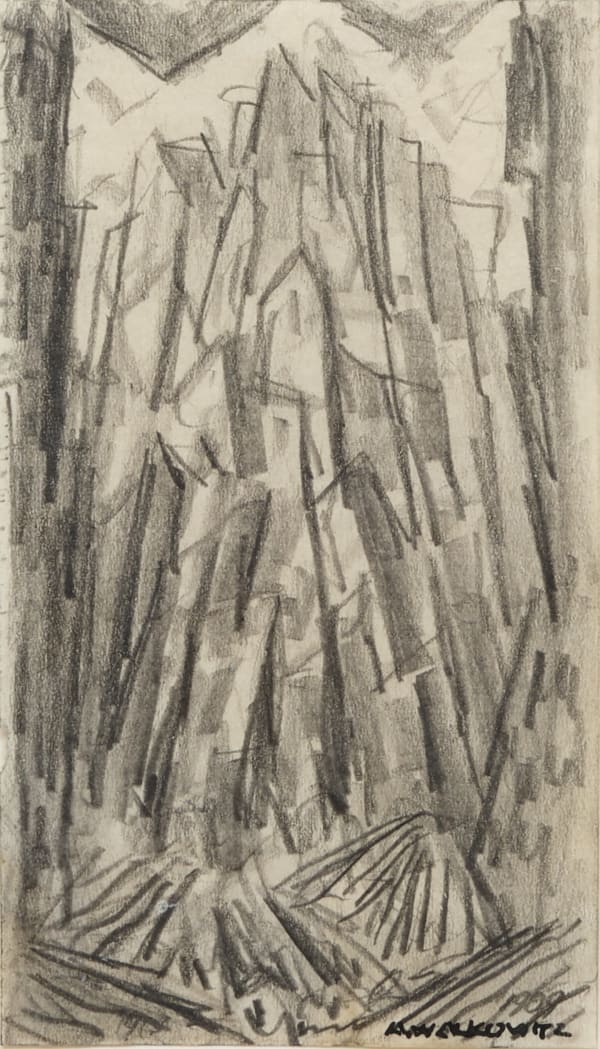 Abraham Walkowitz, City Abstraction II, 1909