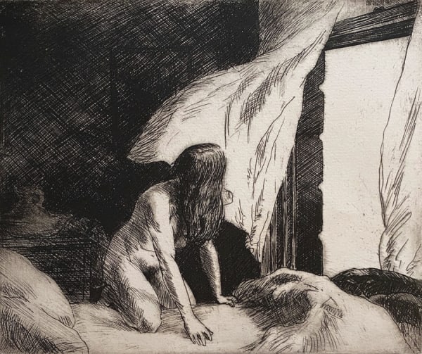 Edward Hopper, Evening Wind, 1921