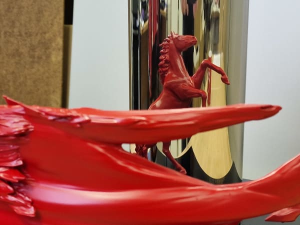 Jonty Hurwitz, Rosso Horse, 2022