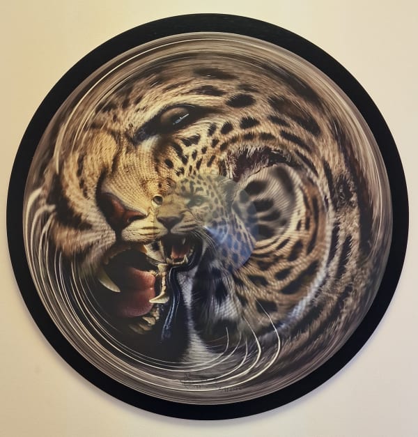 Jonty Hurwitz, Contentment in Solitude (African Inspiration Collection) Leopard, 2024