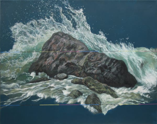 Michael Corkrey, Wave engulfing rock I