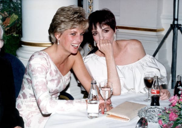 Dave Benett, Princess Diana and Liza Minnelli, 1991, 2022