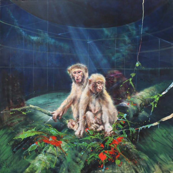 Li Tianbing, Monkey under the lake, 2019