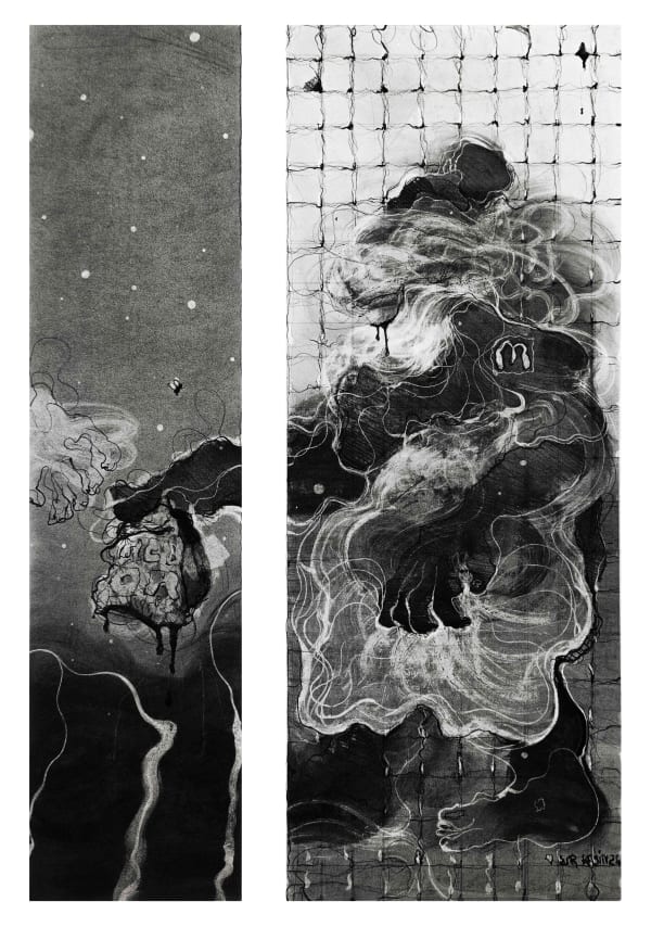 Ur Kasin, Study for 'Drive Through' 1, 2024