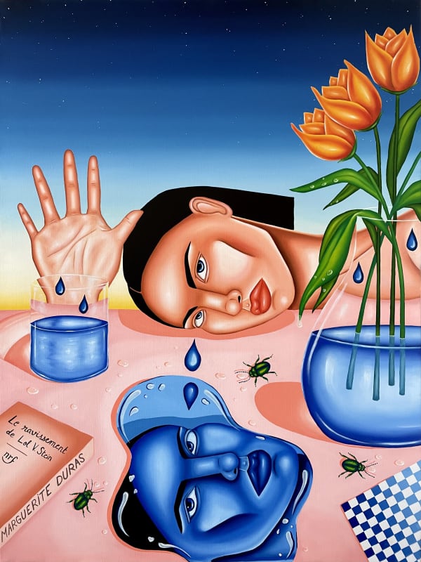 Sophie-Yen Bretez, « And maybe one day, When the blue of the night, Will drop on the world, I will no longer be like the rain, Nor the word: - Melancholy. », 2023
