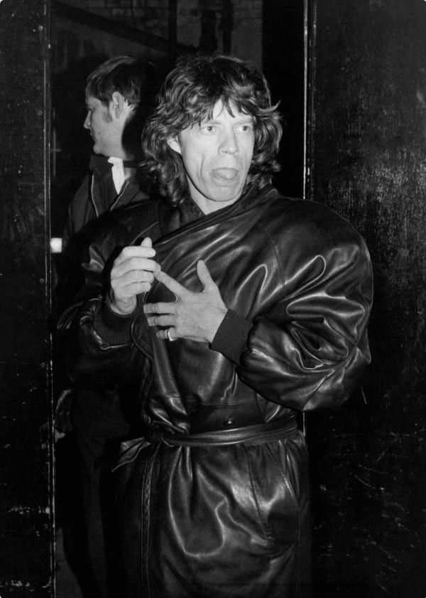Dave Benett, Mick Jagger, 1986, 2022