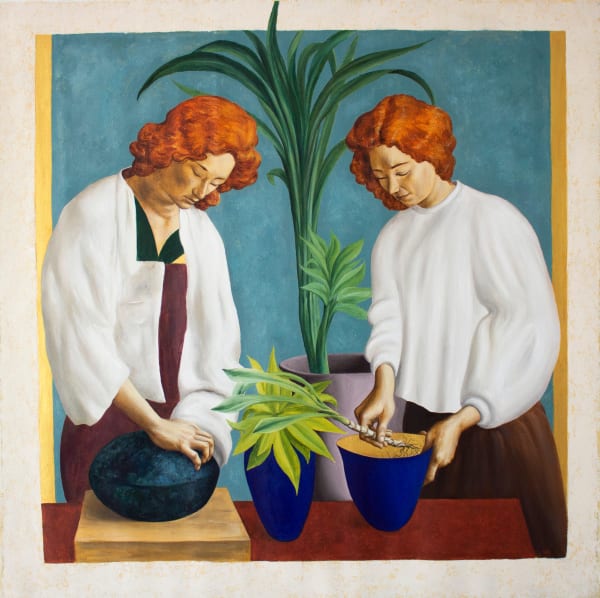 Dragoș Bădiță, Tending to plants, 2024