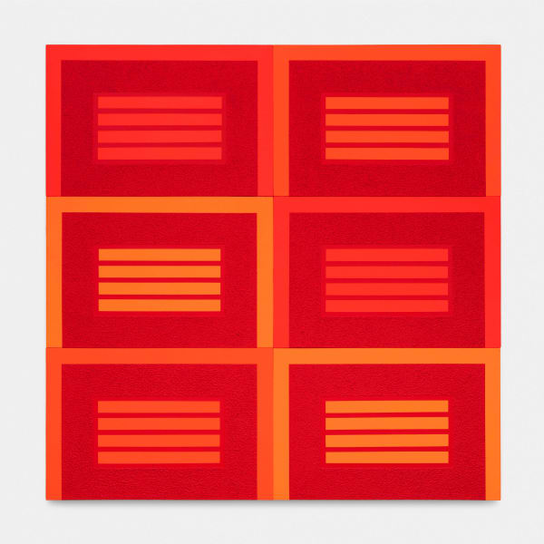 Peter Halley, Untitled (Six Prisons), 2005