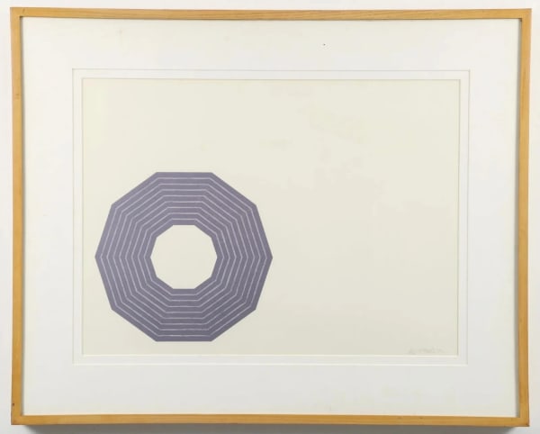 Frank Stella, Kay Bearman (from Purple Series) Axsom 64, 1972