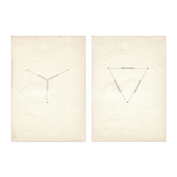 Decebal Scriba, Vector sculptures 04, 1973