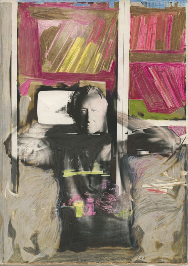 Iosif Király, Selfportrait as Goethe_3, 1988-1989