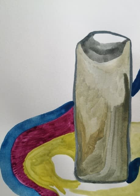 Maria Stoică, Black tea scums, 2023