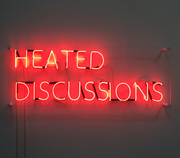 Tim Etchells, Heated Discussions, 2015