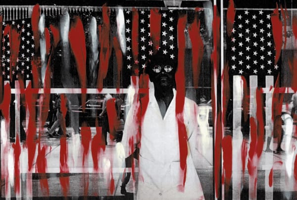 Ming Smith, America Seen Through Stars and Stripes, New York City, NY, 1976