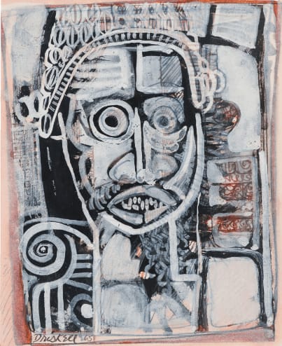 Dr. David C. Driskell, Mask Man, 1965