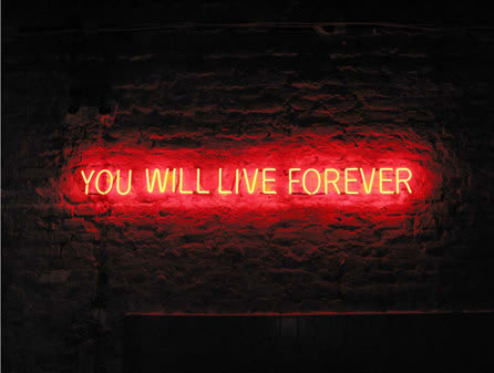 Tim Etchells, Live Forever, 2010