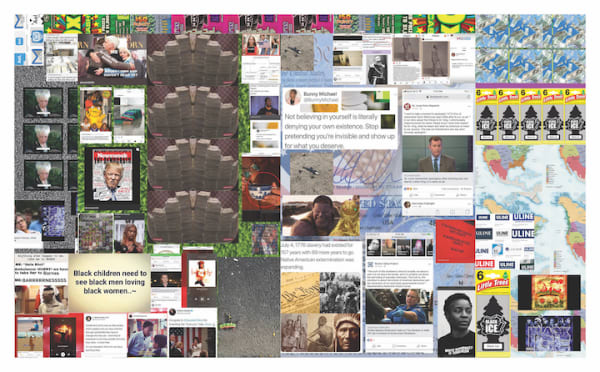 Kahlil Robert Irving, Mixed Messages (Streets & Screens) AOL + Lottery, 2020