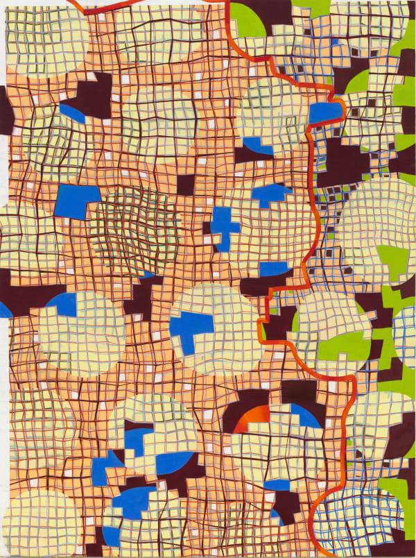 Lisa Corinne Davis, Simulated System, 2022