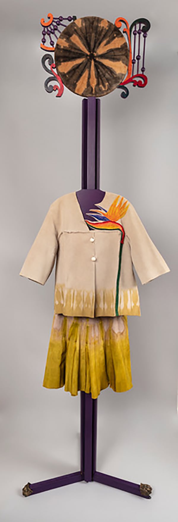 Jae Jarrell, Bird of Paradise Ensemble, Ode to Tie-Dyed Suede, 1993/2017