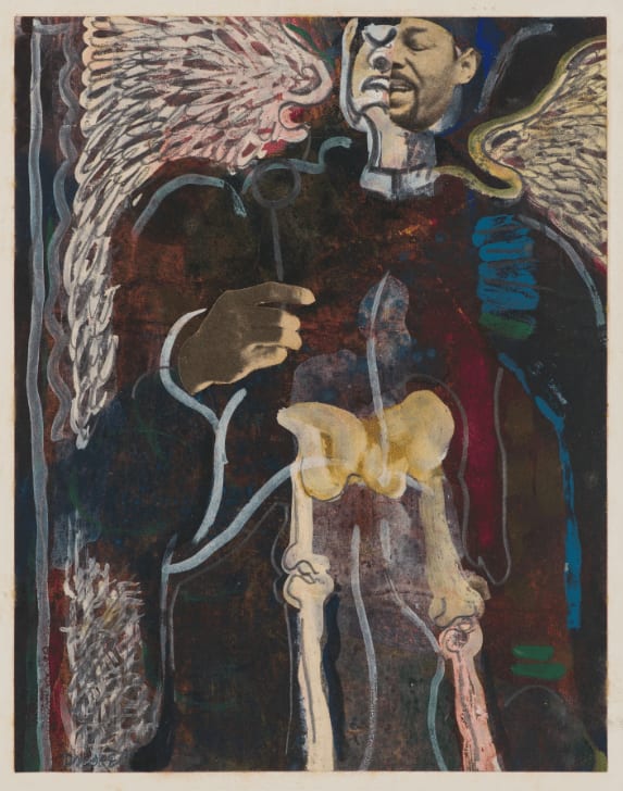 Dr. David C. Driskell, I Want Two Wings, 1973