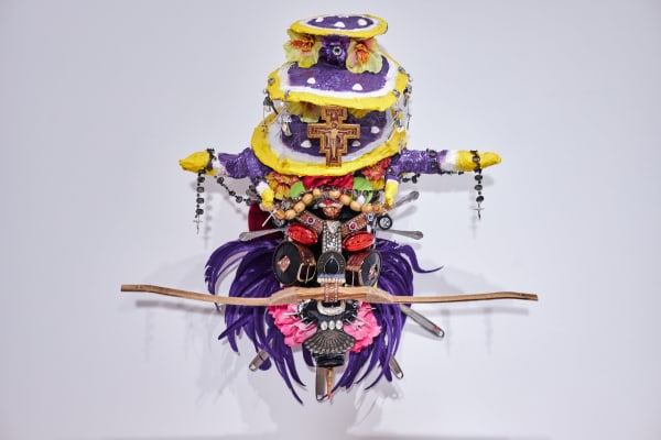 Mark Anthony Wilson Jr., Untitled Purple Mask, 2022