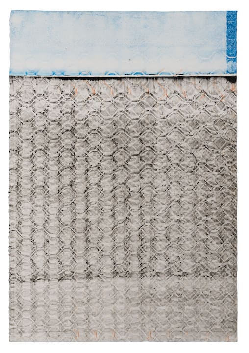 Kahlil Robert Irving, Fence (BLUE Blur), 2016