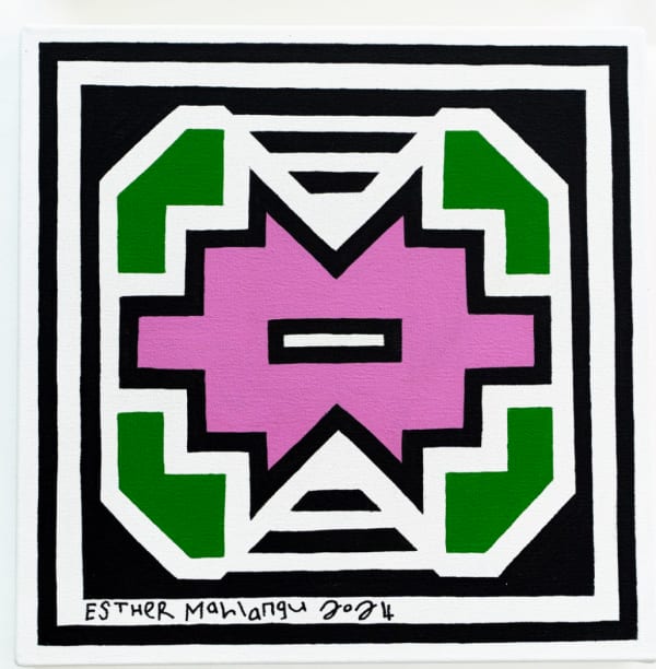 Dr. Esther Mahlangu, Ndebele Abstract, 2024